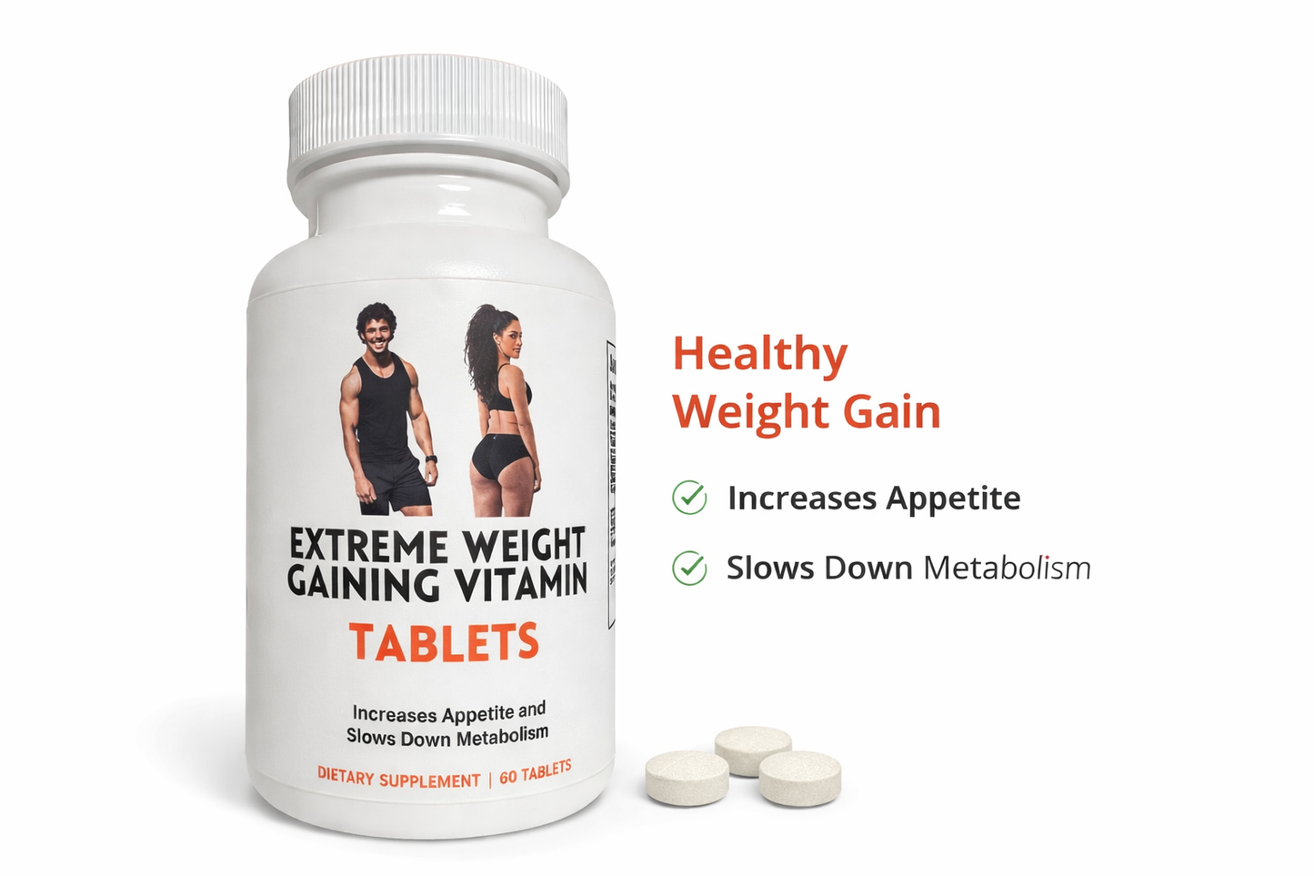 Extreme Weight Gaining Vitamin Tablets